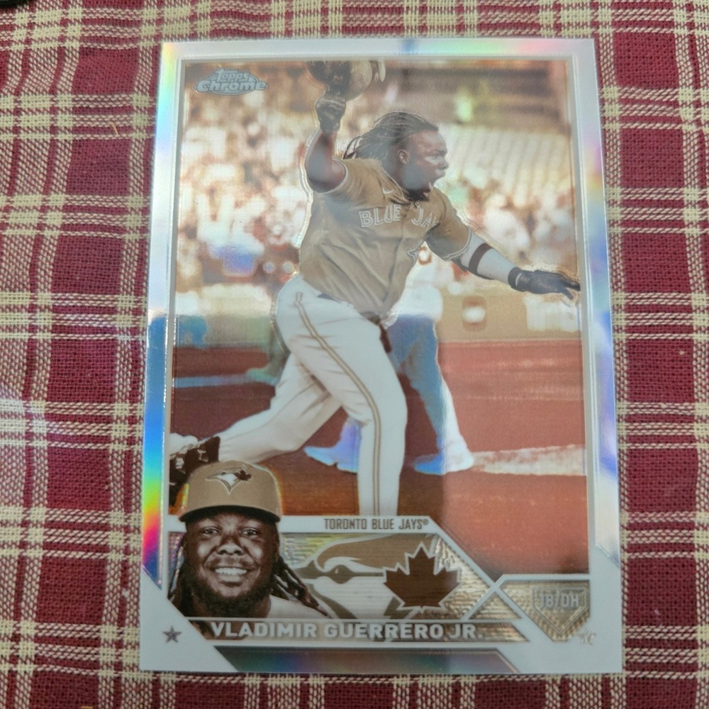 2022 Topps Chrome Vladimir Guerrero Jr Blue Jays‎ #50 Baseball Card